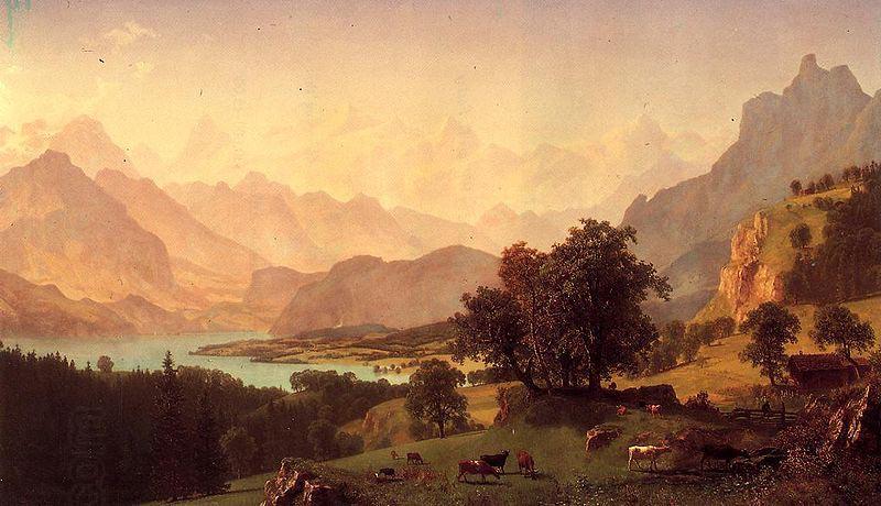 Albert Bierdstadt Bernese Alps oil painting picture